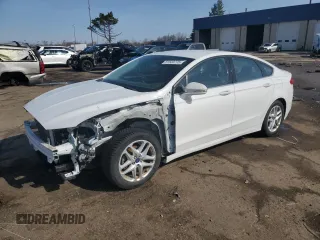 2015 Ford Fusion SE with VIN 1FA6P0H76F5106302, listed as a Copart auction lot 51523775 with 47,762 mi miles and Salvage Title. Bid and sale history available at carsss.com. Image 1.