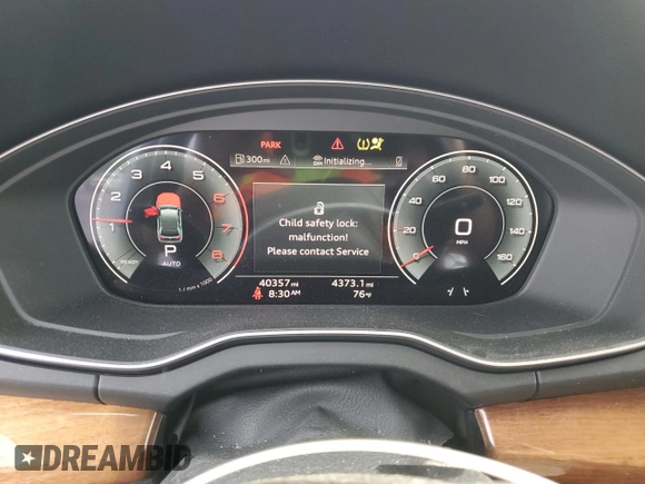 2023 Audi Q5 Premium Plus with VIN WA1BBAFY6P2041523, listed as a Copart auction lot 61055955 with 40,357 mi miles and Salvage title. Bid and sale history available at DreamBid. Image 9.