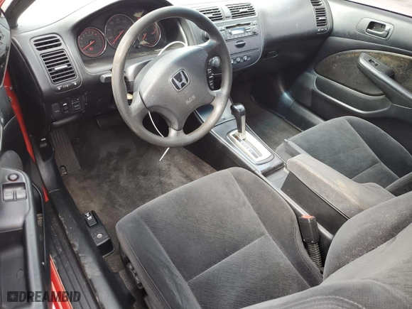 2003 Honda Civic EX with VIN 1HGEM22953L031993, listed as a Copart auction lot 45416955 with 262,482 mi miles and Salvage Title. Bid and sale history available at carsss.com. Image 8.
