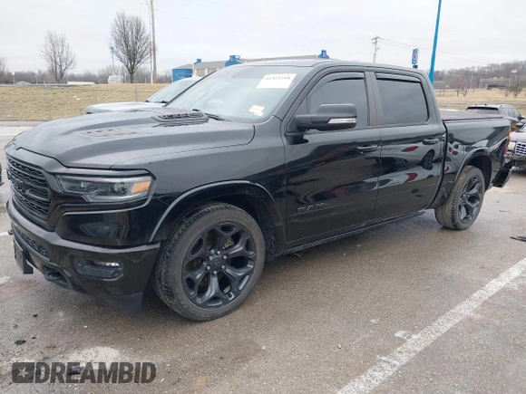 2020 Ram 1500 Limited with VIN 1C6SRFHT3LN407647, listed as a IAAI auction lot 41523210 with 69,331 mi miles. Bid and sale history available at carsss.com. Image 18.