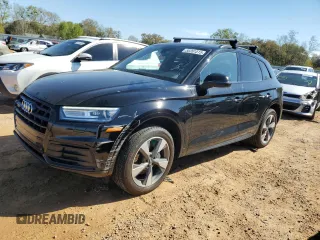 2020 Audi Q5 Premium with VIN WA1ANAFY9L2085142, listed as a Copart auction lot 50261515 with 38,477 mi miles and Salvage Title. Bid and sale history available at carsss.com. Image 1.
