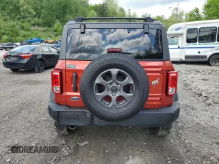 2024 Ford Bronco Big Bend z VIN 1FMDE7AH8RLB10818, wystawiony jako Copart lot #54044715 z przebiegiem 5 330 mil mil oraz Szkoda całkowita • Salvage title. Historia ofert i sprzedaży dostępna na DreamBid. Obrazek 6.