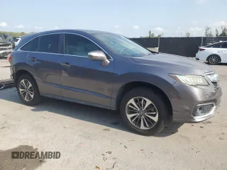 2017 Acura RDX Advance with VIN 5J8TB3H74HL011041, listed as a Copart auction lot 55409695 with 65,527 mi miles and Salvage title. Bid and sale history available at DreamBid. Image 4.
