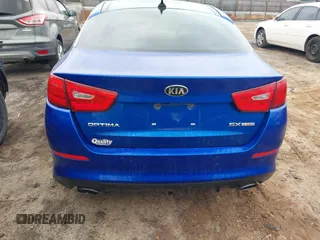 2015 Kia Optima SX Turbo with VIN 5XXGR4A62FG370758, listed as a IAAI auction lot 41631878 with 161,548 mi miles. Bid and sale history available at carsss.com. Image 17.