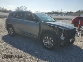 2020 Hyundai Santa Fe SEL with VIN 5NMS3CAD2LH148108, listed as a Copart auction lot 51087885 with 54,522 mi miles and Salvage Title. Bid and sale history available at carsss.com. Image 4.
