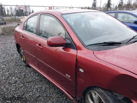 2008 Mazda Mazda3 s GT *Ltd Avail* with VIN JM1BK323381114480, listed as a IAAI auction lot 41602576 with 121,575 mi miles. Bid and sale history available at carsss.com. Image 13.