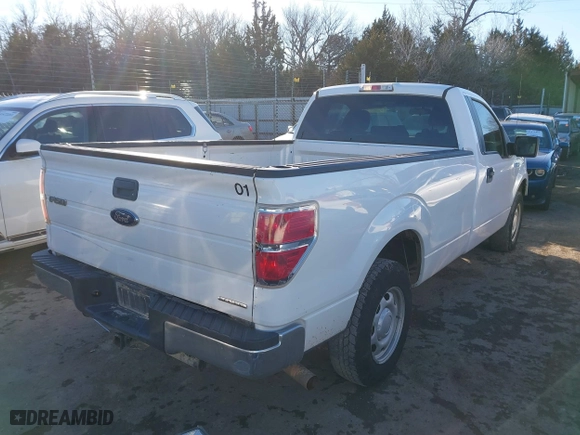 2014 Ford F-150 XL with VIN 1FTNF1CF8EKD17658, listed as a IAAI auction lot 41442651 with 155,924 mi miles. Bid and sale history available at carsss.com. Image 4.