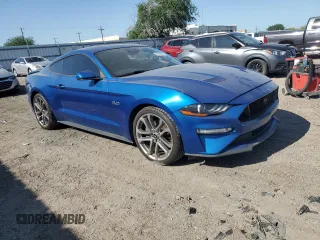 2018 Ford Mustang GT with VIN 1FA6P8CF9J5107286, listed as a Copart auction lot 52190835 with 177,804 mi miles and Salvage title. Bid and sale history available at DreamBid. Image 4.