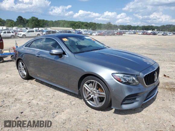 2018 Mercedes-Benz E 400 with VIN WDD1J6GB4JF008005, listed as a Copart auction lot 60060775 with Not provided miles and Salvage title. Bid and sale history available at DreamBid. Image 4.