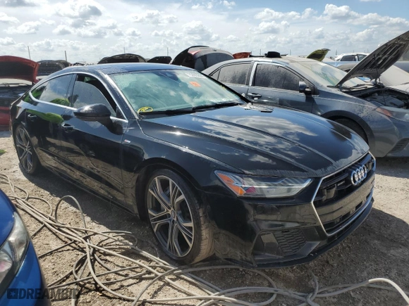 2019 Audi A7 Prestige with VIN WAUV2BF23KN046042, listed as a Copart auction lot 75095284 with 47,191 mi miles and Non Repairable. Bid and sale history available at carsss.com. Image 4.