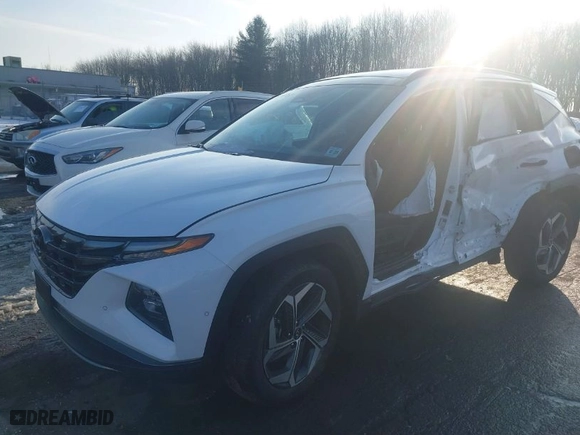 2024 Hyundai Tucson Limited with VIN 5NMJECDE2RH395082, listed as a IAAI auction lot 41489187 with 4,055 mi miles. Bid and sale history available at carsss.com. Image 2.