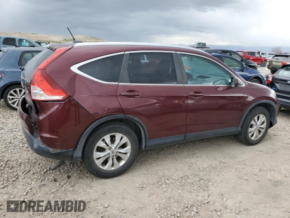 2012 Honda CR-V EX-L with VIN 5J6RM4H79CL008177, listed as a Copart auction lot 51071735 with 145,099 mi miles and Salvage Title. Bid and sale history available at carsss.com. Image 3.