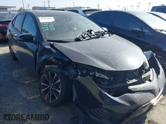 2019 Toyota Corolla L with VIN 2T1BURHE3KC137878, listed as a IAAI auction lot 41861012 with 145,668 mi miles and . Bid and sale history available at DreamBid. Image 1.