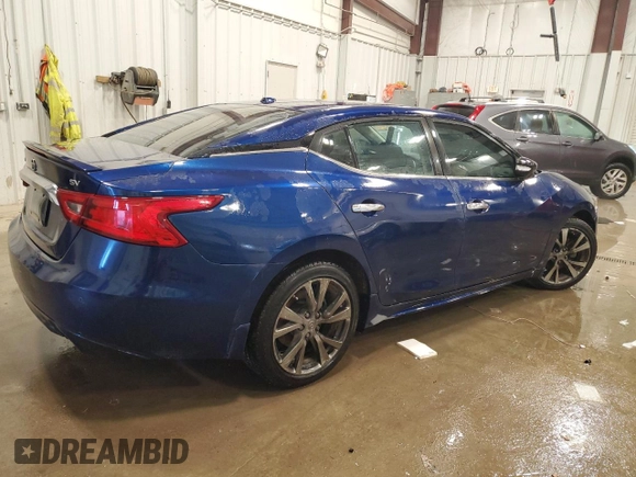 2016 Nissan Maxima S with VIN 1N4AA6AP6GC400398, listed as a Copart auction lot 88430535 with 45,901 mi miles and Clean Title. Bid and sale history available at DreamBid. Image 3.