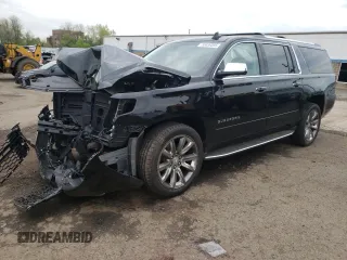 2017 Chevrolet Suburban Premier z VIN 1GNSKJKC3HR322324, wystawiony jako Copart lot #55039595 z przebiegiem 150 117 mil mil oraz Szkoda całkowita • Salvage title. Historia ofert i sprzedaży dostępna na DreamBid. Obrazek 1.
