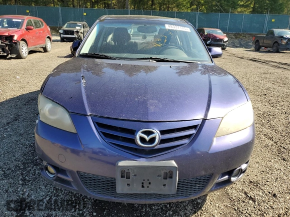 2005 Mazda 3 s with VIN JM1BK323X51302988, listed as a Copart auction lot 48337175 with 257,647 mi miles and Salvage Title. Bid and sale history available at carsss.com. Image 5.