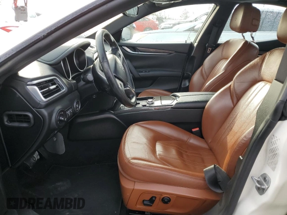 2017 Maserati Ghibli with VIN ZAM57XSAXH1217301, listed as a Copart auction lot 40090954 with 107,514 mi miles. Bid and sale history available at carsss.com. Image 7.