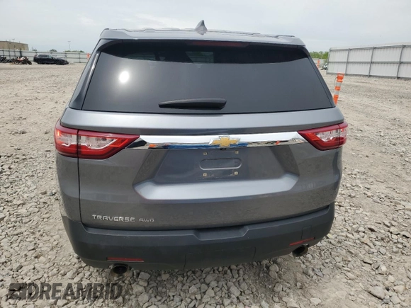 2020 Chevrolet Traverse LS with VIN 1GNEVFKW3LJ231556, listed as a Copart auction lot 58529715 with 97,841 mi miles and Salvage title. Bid and sale history available at DreamBid. Image 6.