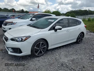 2021 Subaru Impreza Special Sports with VIN 4S3GTAM65M3711160, listed as a Copart auction lot 59496085 with 72,113 mi miles and Salvage title. Bid and sale history available at DreamBid. Image 1.