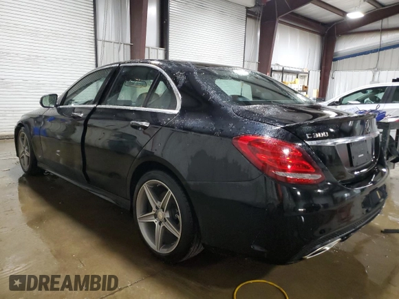 2016 Mercedes-Benz C 300 Luxury with VIN 55SWF4KBXGU151906, listed as a Copart auction lot 55045005 with 69,664 mi miles and Salvage Title. Bid and sale history available at carsss.com. Image 2.