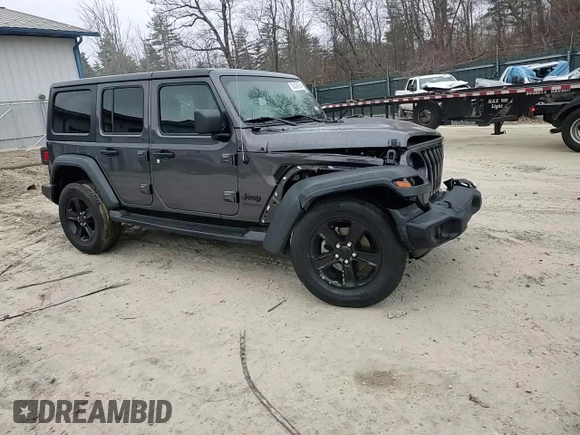2021 Jeep Wrangler Unlimited Sport S with VIN 1C4HJXDN5MW859800, listed as a Copart auction lot 85436824 with 40,010 mi miles and Salvage Title. Bid and sale history available at carsss.com. Image 14.