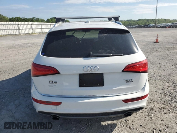 2015 Audi Q5 Premium Plus with VIN WA1DGAFP9FA137877, listed as a Copart auction lot 54795985 with 98,775 mi miles and Salvage title. Bid and sale history available at DreamBid. Image 6.