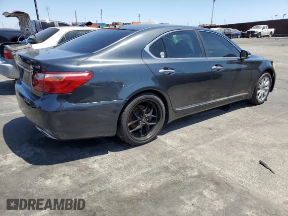 2010 Lexus LS 460 with VIN JTHBL5EF2A5092421, listed as a Copart auction lot 66756174 with 214,879 mi miles and Salvage title. Bid and sale history available at DreamBid. Image 3.