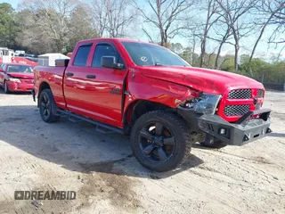 2018 Ram 1500 Express with VIN 1C6RR6FT7JS210237, listed as a IAAI auction lot 41840449 with 101,656 mi miles and . Bid and sale history available at DreamBid. Image 1.