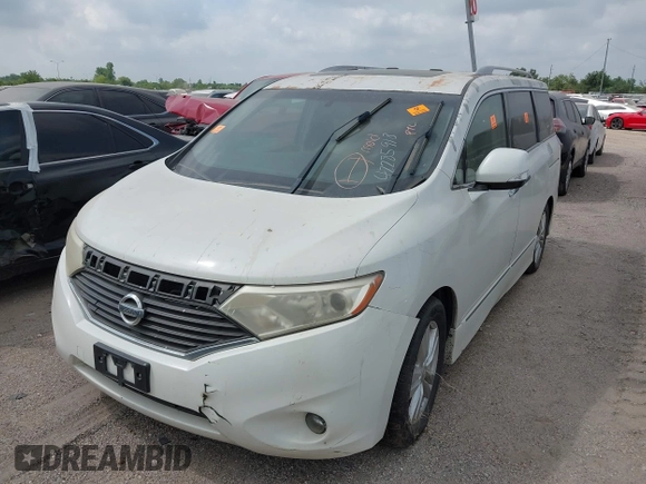 2011 Nissan Quest SL z VIN JN8AE2KP3B9011900, wystawiony jako IAAI lot #42285918 z przebiegiem 177 097 mil mil oraz . Historia ofert i sprzedaży dostępna na DreamBid. Obrazek 2.