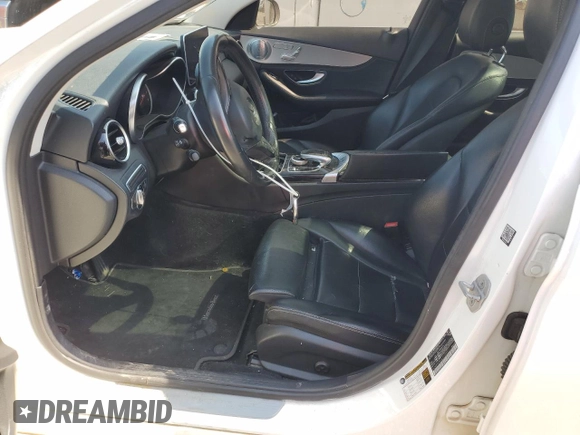 2016 Mercedes-Benz C 300 Luxury with VIN 55SWF4KB9GU117553, listed as a Copart auction lot 46359994 with 133,094 mi miles and Salvage title. Bid and sale history available at DreamBid. Image 7.