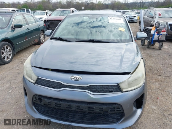 2019 Kia Rio S with VIN 3KPA24AB5KE202137, listed as a IAAI auction lot 41888465 with 80,819 mi miles. Bid and sale history available at carsss.com. Image 6.