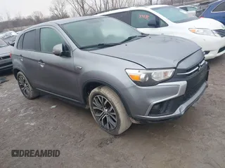 2018 Mitsubishi Outlander Sport ES 2.0 with VIN JA4AR3AU4JZ017680, listed as a IAAI auction lot 41652611 with 116,677 mi miles. Bid and sale history available at carsss.com. Image 1.