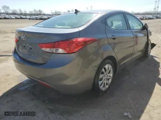 2012 Hyundai Elantra GLS with VIN 5NPDH4AE1CH129139, listed as a Copart auction lot 48070545 with 57,421 mi miles and Salvage Title. Bid and sale history available at carsss.com. Image 3.