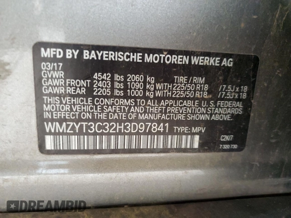 2017 MINI Countryman Cooper S z VIN WMZYT3C32H3D97841, wystawiony jako Copart lot #55177875 z przebiegiem 115 410 mil mil oraz Szkoda całkowita • Salvage title. Historia ofert i sprzedaży dostępna na DreamBid. Obrazek 13.