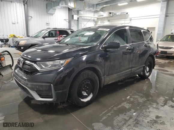 2021 Honda CR-V LX with VIN 2HKRW2H20MH215281, listed as a Copart auction lot 43356155 with 73,417 mi miles and Salvage Title. Bid and sale history available at carsss.com. Image 1.