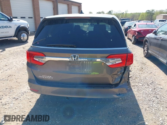2020 Honda Odyssey EX with VIN 5FNRL6H59LB068868, listed as a IAAI auction lot 41930832 with 64,872 mi miles and . Bid and sale history available at DreamBid. Image 16.