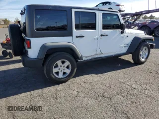 2018 Jeep Wrangler JK Unlimited Sport with VIN 1C4BJWDG1JL834407, listed as a Copart auction lot 84510824 with 69,024 mi miles and Salvage Title. Bid and sale history available at carsss.com. Image 3.
