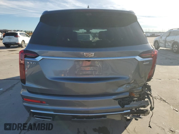 2022 Cadillac XT6 Premium Luxury with VIN 1GYKPCRS2NZ150229, listed as a Copart auction lot 86952664 with 25,902 mi miles and Salvage Title. Bid and sale history available at carsss.com. Image 6.