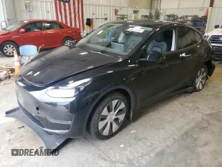 2023 Tesla Model Y Long Range z VIN 7SAYGDEE1PF924245, wystawiony jako Copart lot #54156635 z przebiegiem 37 968 mil mil oraz Szkoda całkowita • Salvage title. Historia ofert i sprzedaży dostępna na DreamBid. Obrazek 1.