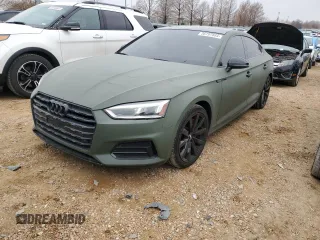 2018 Audi A5 Sportback Premium Plus with VIN WAUBNCF50JA097319, listed as a Copart auction lot 36797884 with 51,749 mi miles. Bid and sale history available at carsss.com. Image 1.