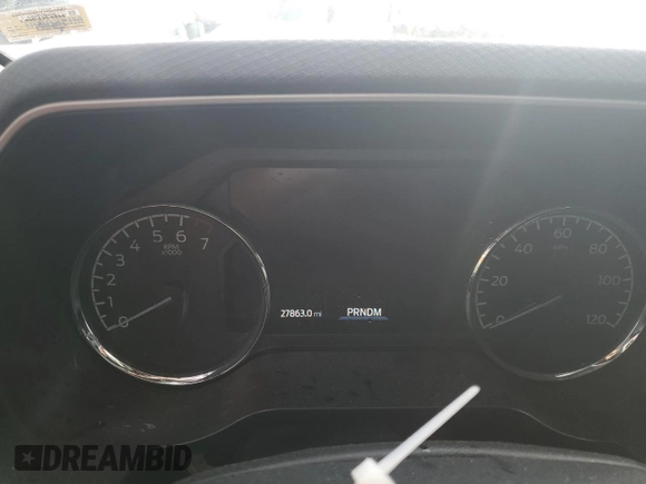 2021 Ford F-150 XL with VIN 1FTEX1EP2MFC25567, listed as a Copart auction lot 44474135 with 27,863 mi miles and Salvage title. Bid and sale history available at DreamBid. Image 9.