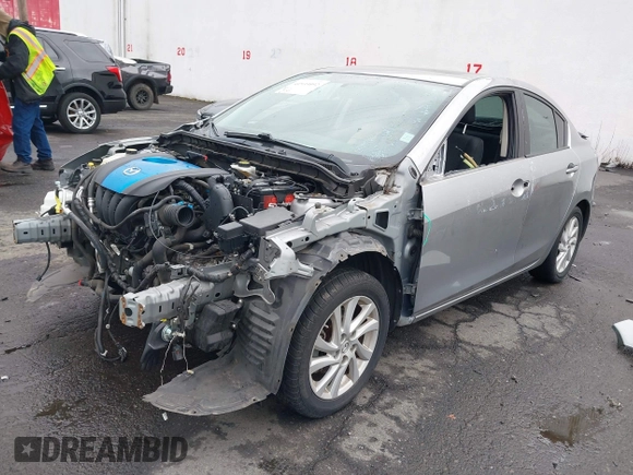 2012 Mazda 3 i Touring with VIN JM1BL1V84C1608638, listed as a IAAI auction lot 41533492 with 132,923 mi miles. Bid and sale history available at carsss.com. Image 2.