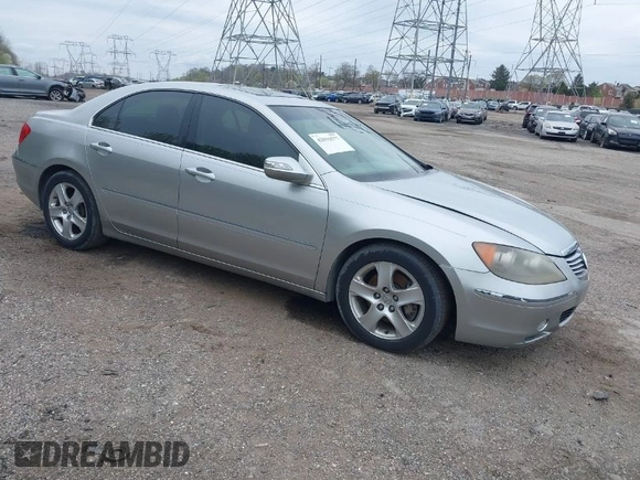 2008 Acura RL Tech Pkg with VIN JH4KB16698C003234, listed as a IAAI auction lot 42016577 with 1 mi miles. Bid and sale history available at carsss.com. Image 1.