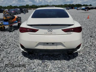2018 Infiniti Q60 Sport with VIN JN1EV7EK9JM342022, listed as a Copart auction lot 60686985 with 77,498 mi miles and Salvage title. Bid and sale history available at DreamBid. Image 6.