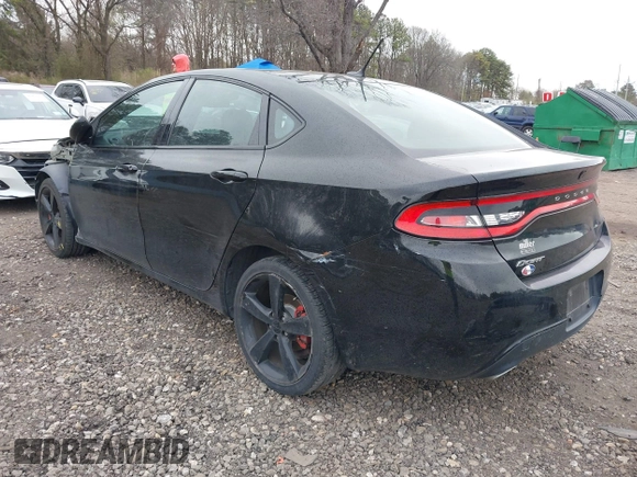 2016 Dodge Dart SXT with VIN 1C3CDFBB6GD704665, listed as a IAAI auction lot 42022266 with 51,867 mi miles and . Bid and sale history available at carsss.com. Image 3.