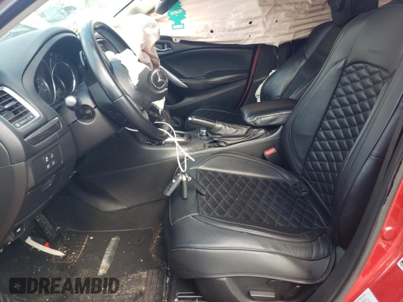 2014 Mazda 6 i Grand Touring with VIN JM1GJ1W57E1104393, listed as a Copart auction lot 55399775 with 187,868 mi miles and Clean Title. Bid and sale history available at DreamBid. Image 7.