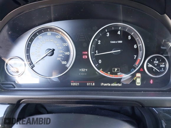 2013 BMW 5 Series 550i xDrive with VIN WBAFU9C52DDY70807, listed as a IAAI auction lot 41902163 with 92,021 mi miles and . Bid and sale history available at carsss.com. Image 7.
