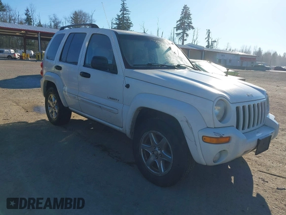 2004 Jeep Liberty Limited with VIN 1J8GL58K34W214825, listed as a IAAI auction lot 41456625 with 210,346 mi miles. Bid and sale history available at carsss.com. Image 1.