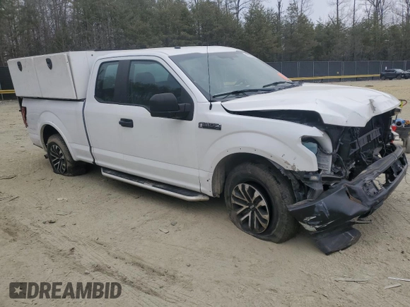 2018 Ford F-150 XL with VIN 1FTEX1C56JKE81831, listed as a Copart auction lot 46578855 with 60,577 mi miles and Salvage Title. Bid and sale history available at carsss.com. Image 4.