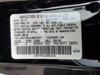 2018 Infiniti Q60 RED SPORT 400 with VIN JN1FV7EL9JM630331, listed as a Copart auction lot 50754875 with 127,387 mi miles and Salvage Title. Bid and sale history available at carsss.com. Image 14.